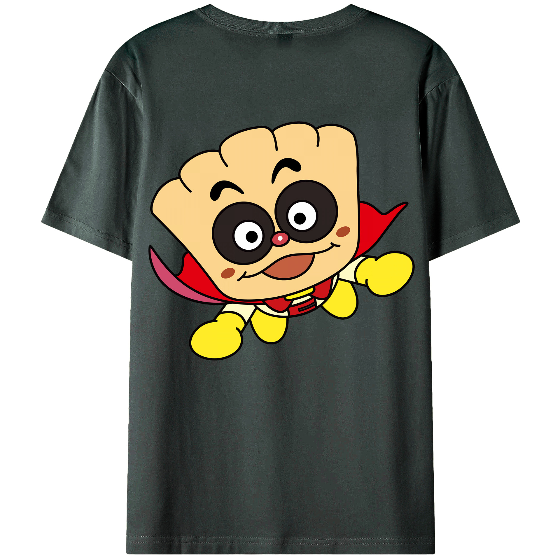 （画像用） アンパンマン Anpanman 綿100％ メンズ半袖Tシャツ（バックプリント） 通気性